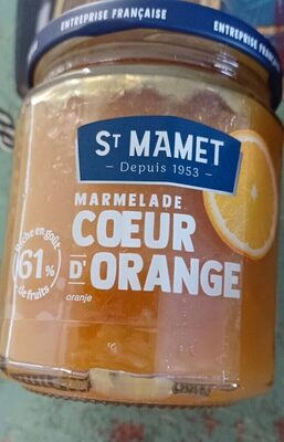 Marmelade cœur d'orange