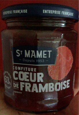 Confiture coeur de framboise