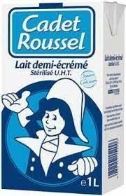 Lait Demi-Écrémé front packaging