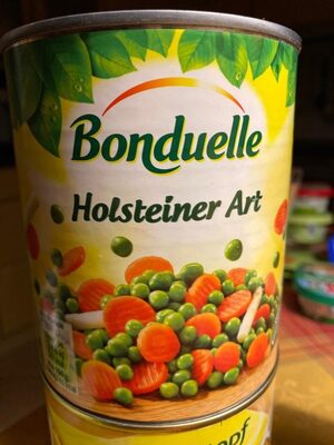 Erbsen + Möhren front packaging