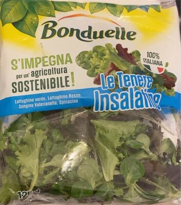 Le tenere insalatine front packaging