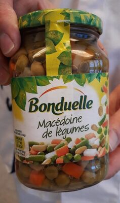 Macédoine de légumes front packaging