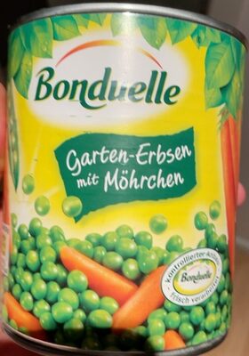 Garten-Erbsen mit Möhren front packaging