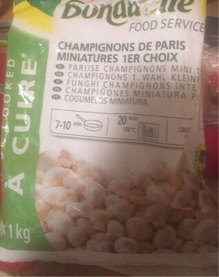 Champignons de paris miniatures  1er choix