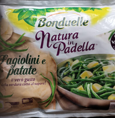 Fagiolini e patate front packaging