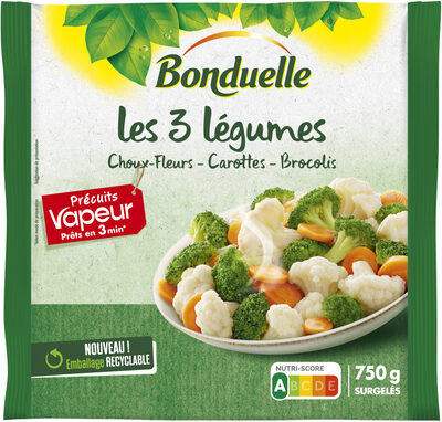 Les 3 légumes CF Broc Car 750g front packaging