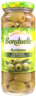 Azeitona Verde Em Conserva Sem Caroço Bonduelle Vidro 170g