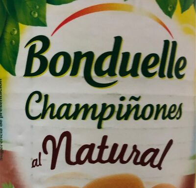 Champiñones al natural front packaging