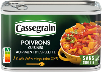 Poivrons cuisinés piment Espelette