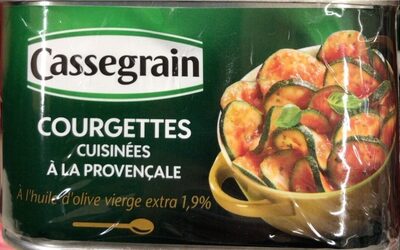 Courgettes cuisinées à la provençale front packaging