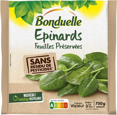 Epinards Feuilles Préservées