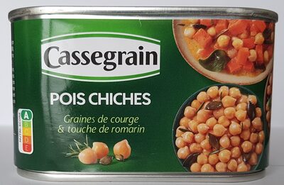 Pois chiches, graines de courge & touche de romarin