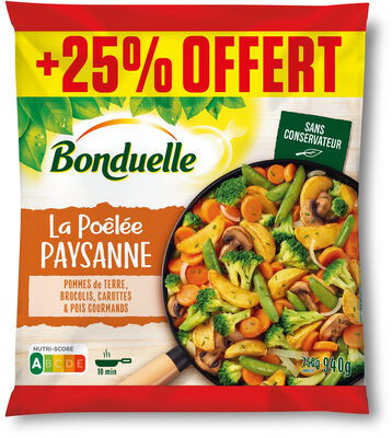 La Poêlée Paysanne +25% OFFERT 940G front packaging