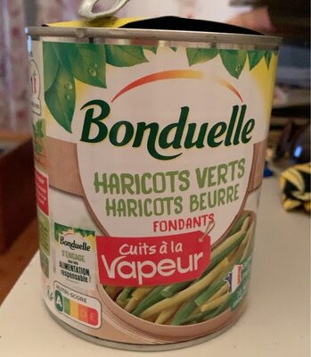 Haricots verts & beurre Vapeur 4/4 front packaging