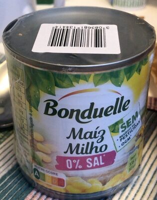 Bonduelle maiz front packaging