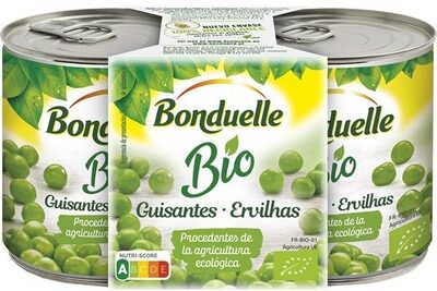 Guisantes bio front packaging