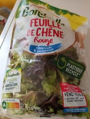 Feuille de chêne rouge front packaging