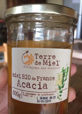 Miel Acacia Bio France - 500 GR - Terre De Miel