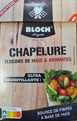 Chapelure Flocons de maïs et Aromates front packaging