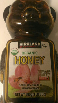 organic honey front packaging