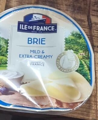 Brie mild extra creamy front packaging