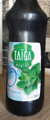 Sirop Taïaga menthe 0% de sucre