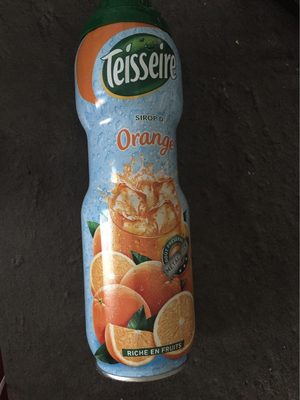Sirop d'orange front packaging