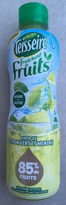 Fraîcheur de fruits Citron vert Menthe