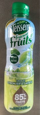 Fraicheur de fruits citron vert/menthe