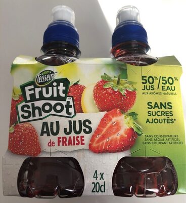 Fruit shoot au jus de fraise front packaging