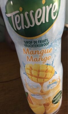 Sirop de mangue front packaging