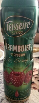 Le sirop framboise