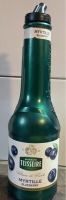 Velour de fruit myrtille