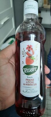 Sirop de fraise litchi et hibiscus