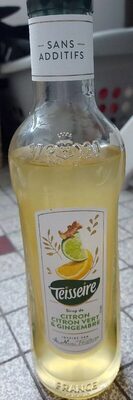 Sirop de citron citron vert & gingembre