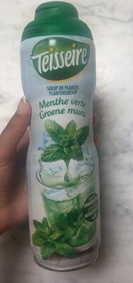 Sirop de menthe front packaging