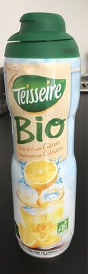 Sirop de fruits citron bio