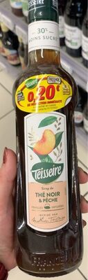Sirop de thé noir et peche