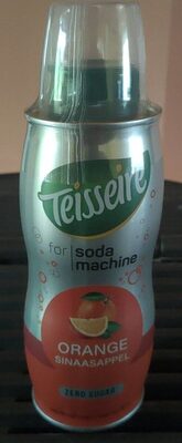 Orange for soda machine zéro sugar front packaging