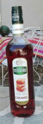 Mathieu Teisseire sirop caramel fabriqué en France 1L front packaging