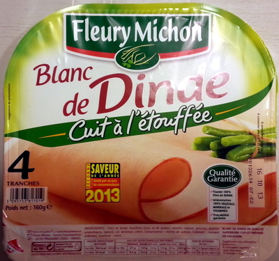Blanc de Dinde cuit à l'étouffée