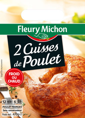 2 chicken thighs front packaging