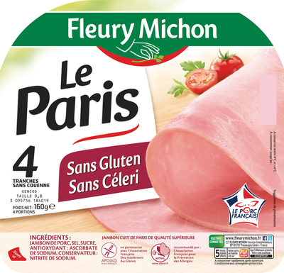 Le Paris sans gluten, sans céleri - 4 tr.