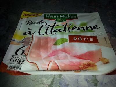 Recette à l'Italienne tranches fines rôties - 6 tranches fines