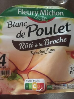 Blanc de poulet roti a la broche