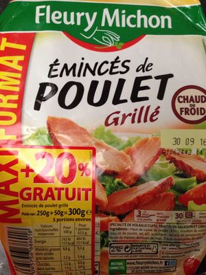 Émincés de Poulet Grillé