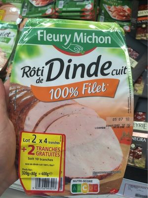 Roti de dinde cuit