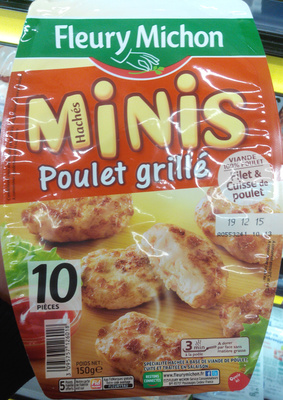 Minis hachés de poulet grillé - 10 pièces