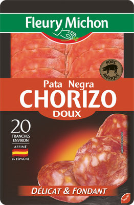 Chorizo doux Pata Negra - 60 g. front packaging
