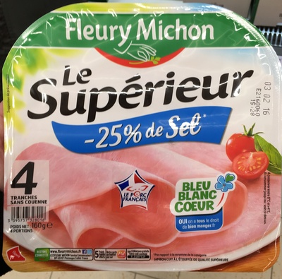 Le Supérieur -25% de Sel - Jambon